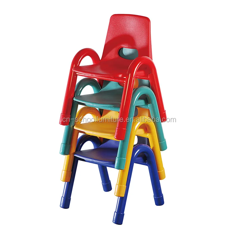 Kindergarten Furniture Stackable Plastic Chair For Kids
