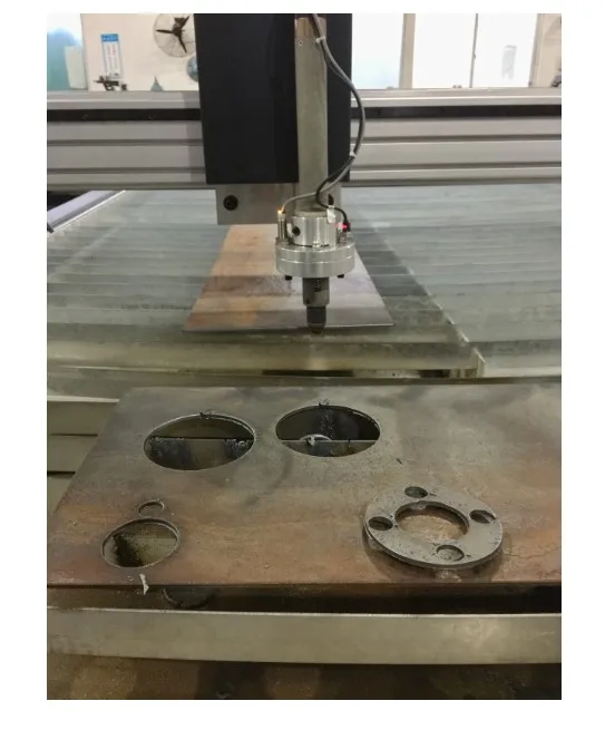 Zhaozhan plsama cutting machine with plasma THC cnc flame plasma cutting machine with water table type