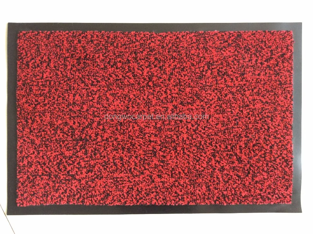 Cut Pile surface pp material, PVC backing  door mat in shandong dongwo manufacturer