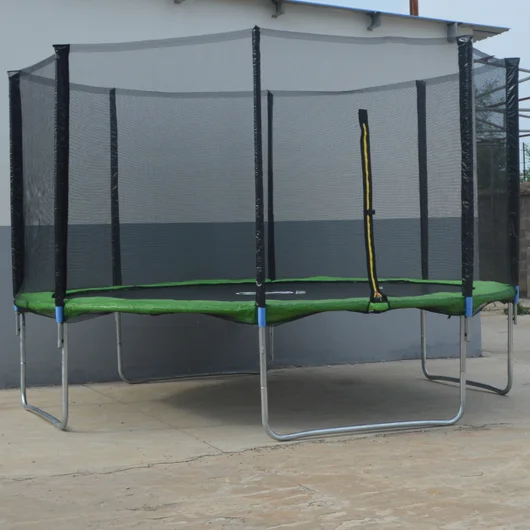 second hand Russian batut trampoline with safety net