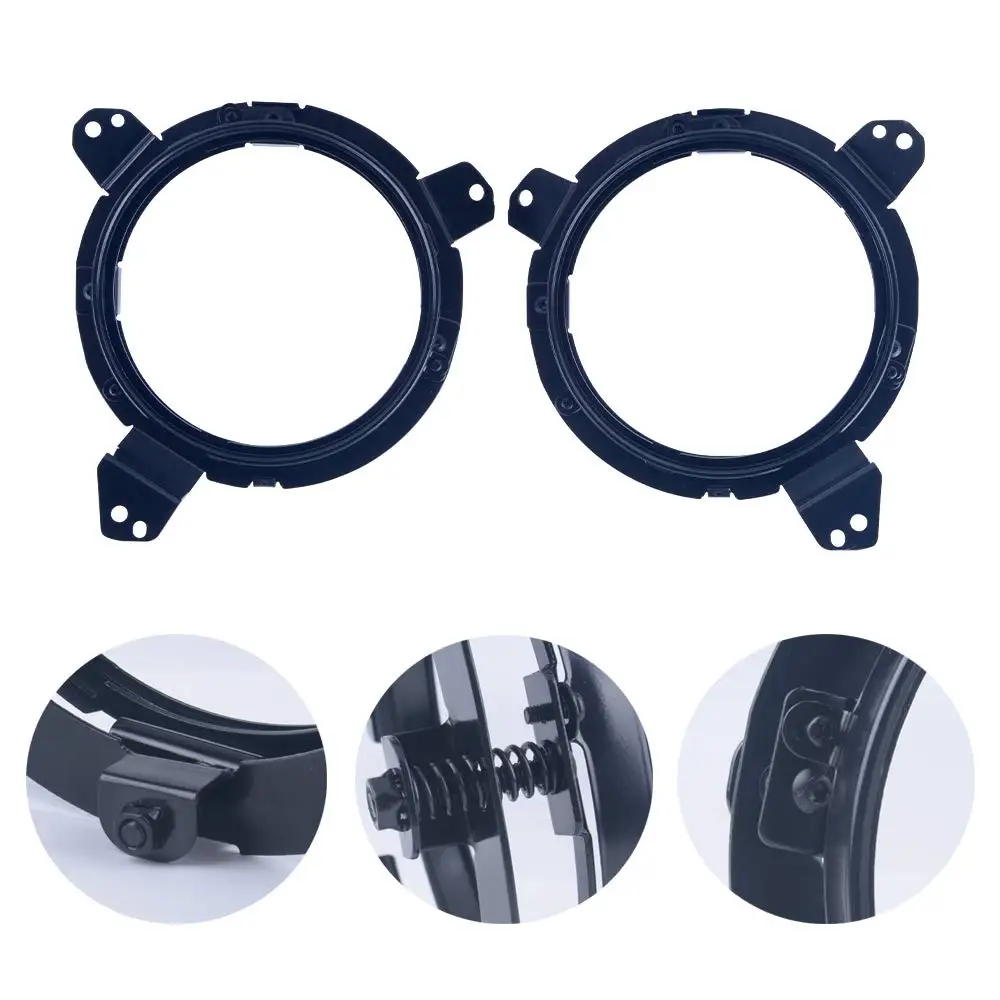 SANYOU для Джи p W rangler JL 2018 7 дюймов кронштейн лобовой фары корпус круг отделка передняя решетка