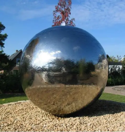 Фонтан-водопад из нержавеющей стали для украшения сада и дома