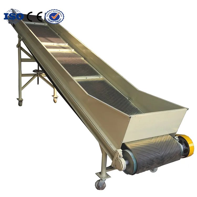 KEDA brand Belt Conveyor for Loading The Waste Plastic Bottle and Film