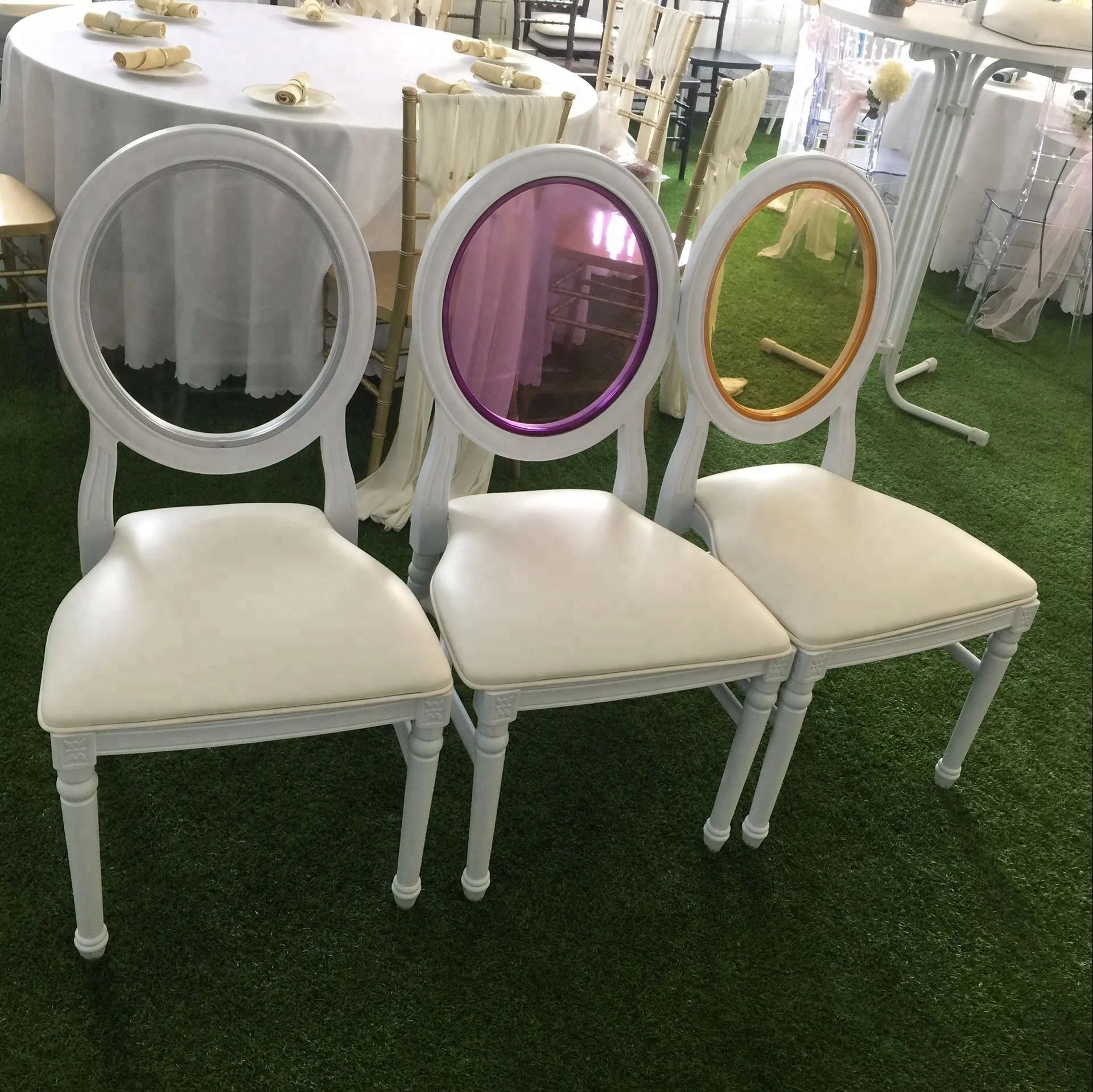 resin clear back french louis chair clear ghost chairs