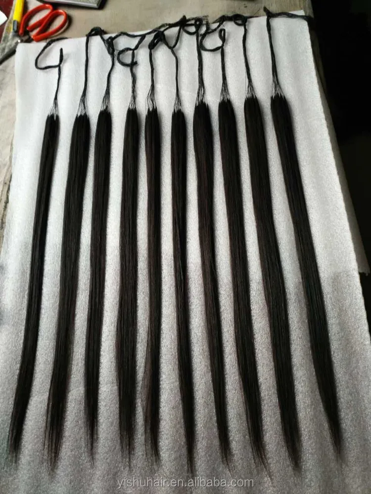 high quality wholesale price ombre color hair Feather line extensions virgin brazilian hair extension