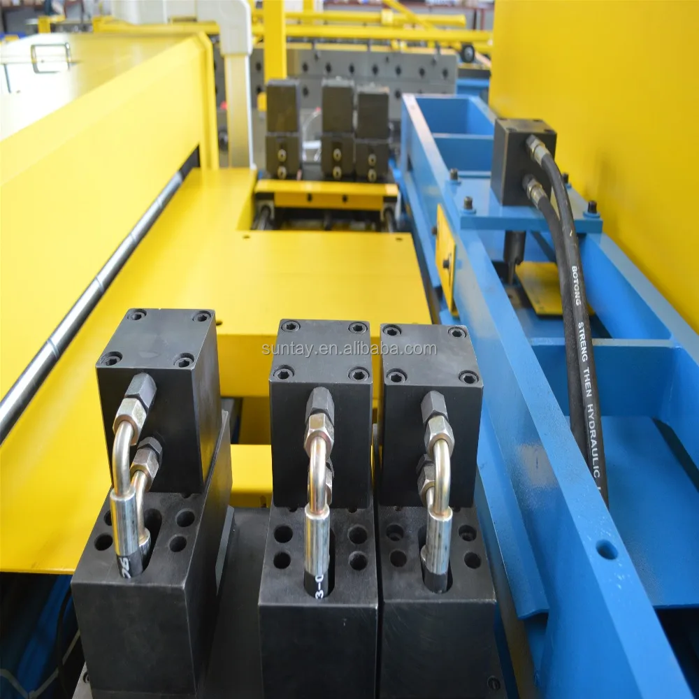Fully automatic U shape Air Duct Production Line 5 fabrication machine / CNC auto duct LINE-V