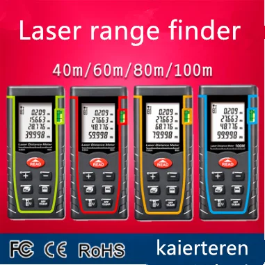 SNDWAY laser distance meter 40M rangefinder trena laser tape range finder build measure device ruler test tool