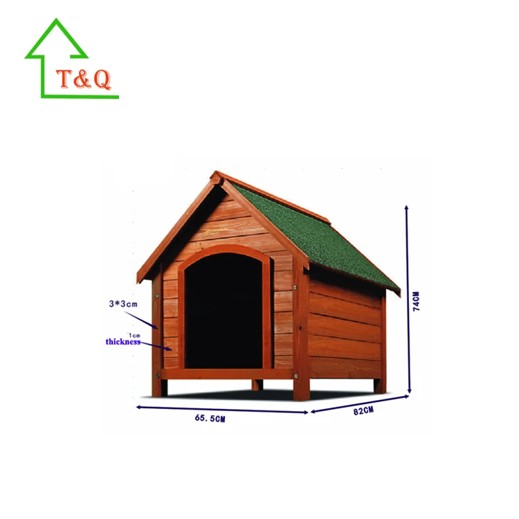 
Cheap Hotselling outdoor large wooden kennel dog house 