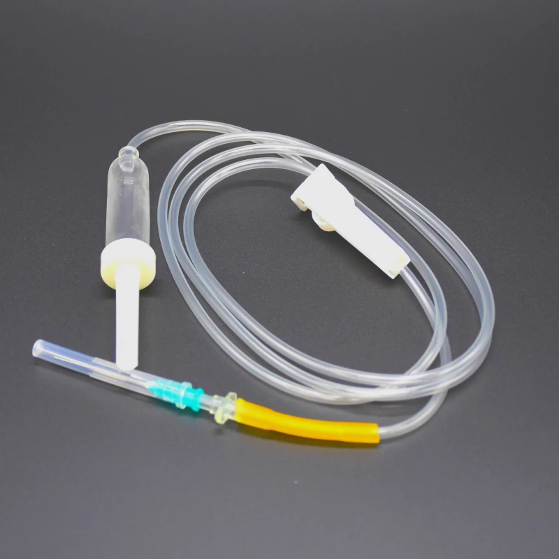 
High Quality Iv Infusion Giving Set With Filter Non-toxic sterile Infusion Set for Single Use With Needle 23G 