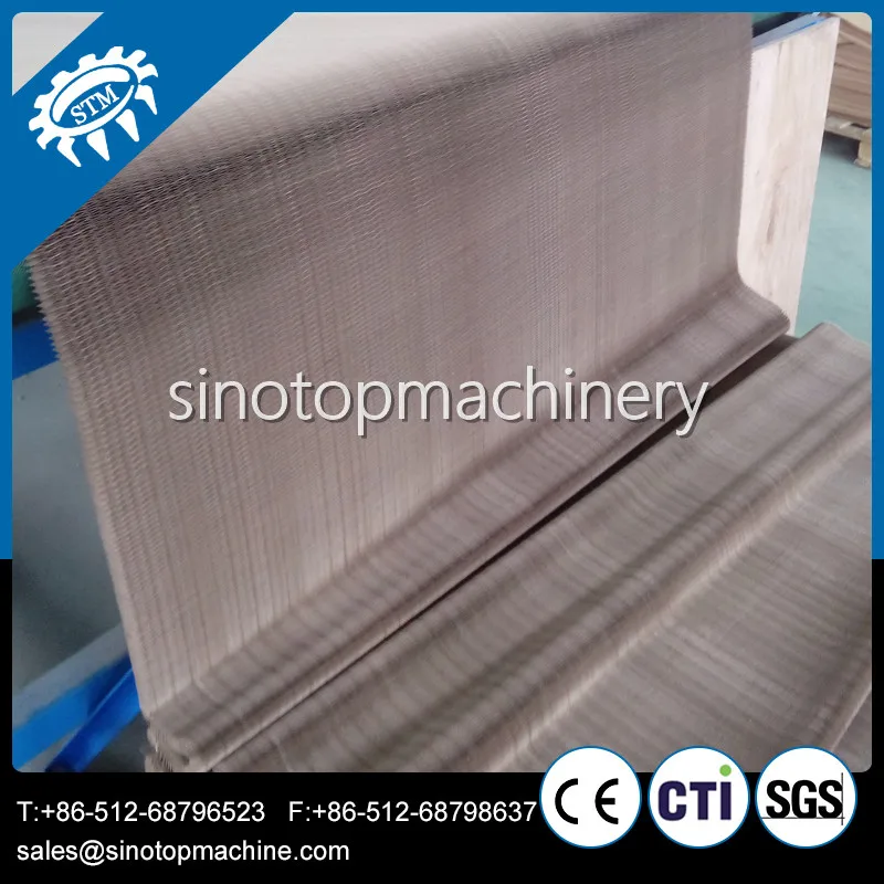 Continuous paper honeycomb core production line