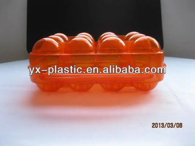 plastic egg shape container for storage and carrier