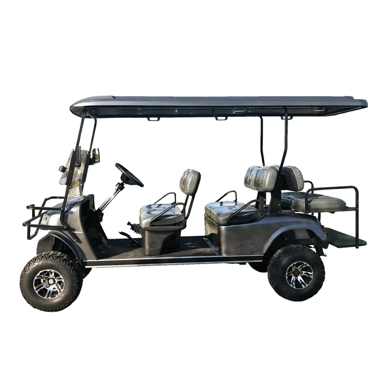 Preferential price CE certified 6 seater cross country hunting 4X4 four wheel drive electric golf cart for sale
