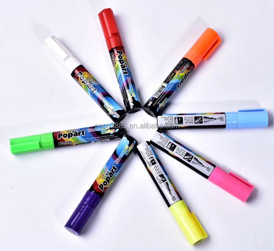 8 MM Parallel tip Top Selling Wet erase Valve system chalk marker
