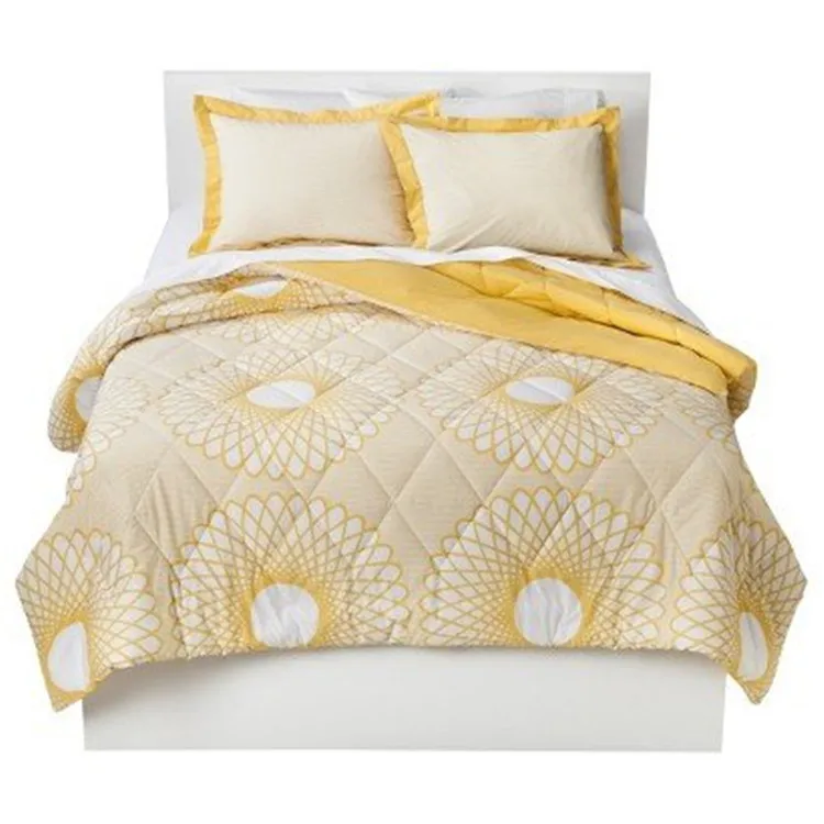 
Wholesale cheap price polycotton filling solid colors Quilt Microfiber Comforters 