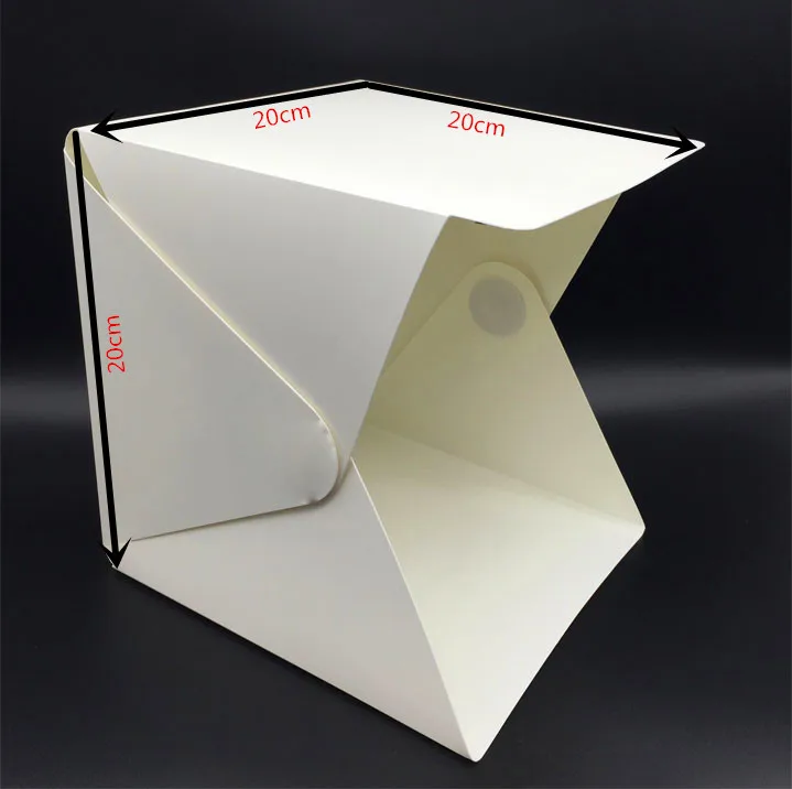2017 hot selling portable 40*40*40cm mini photo studio softbox light kit