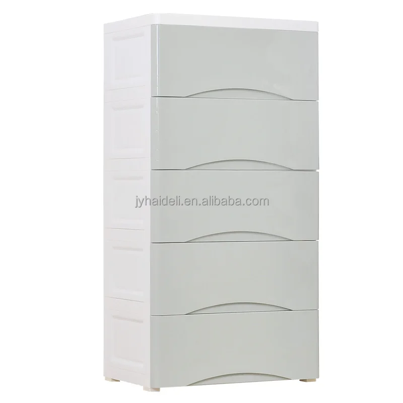 
Movable 4 tier Colorful plastic drawer cabinet 