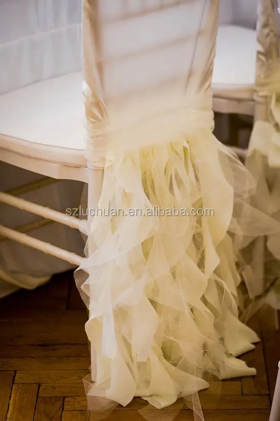 Wholesale Banquet TuTu Chair Cover Sashes for Wedding