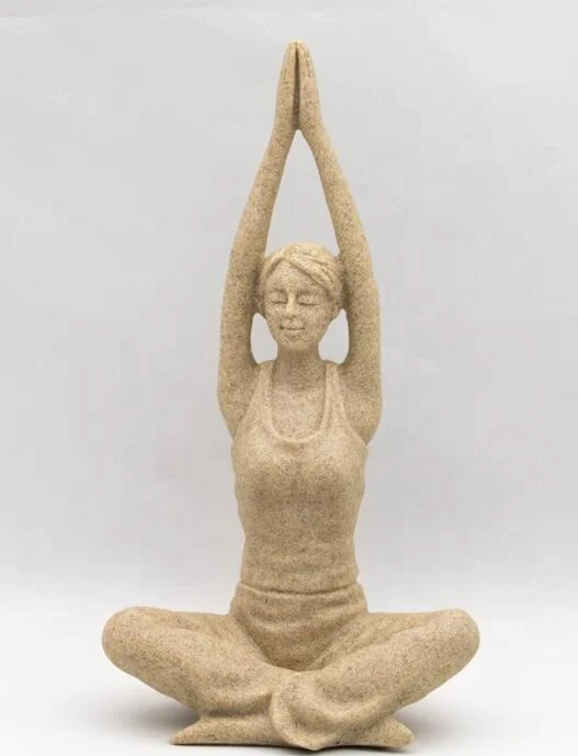 2018 NEWLY PUBLISHED DIFFERENT TYPES OF LADY YOGA POSITIONS STANSTONE STATUES