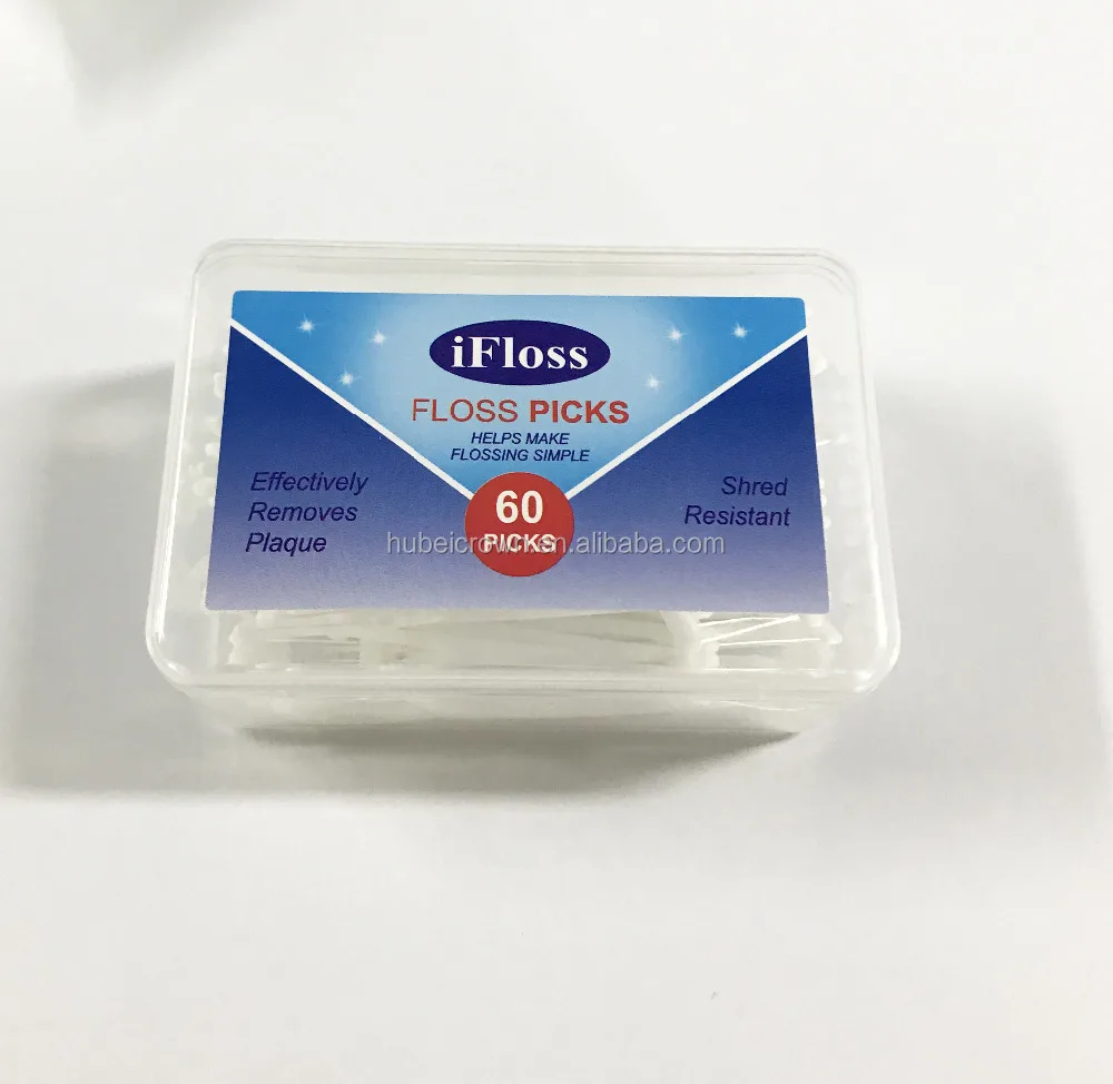 approved Private label UHMWPE charcoal  Thread Dental Waxed Plastic Professional OEM/ODM Flosspick