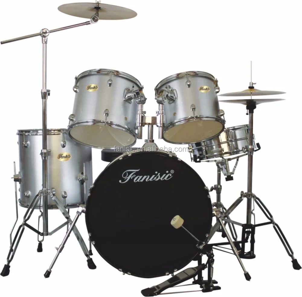 5-шт популярный барабанный набор с 3 тарелками для сцены