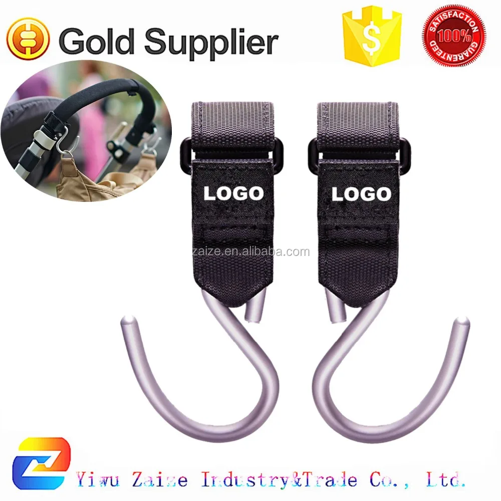 Multi Purpose Travel Baby Stroller/Wheelchair/Rollator Metal Buggy Hook