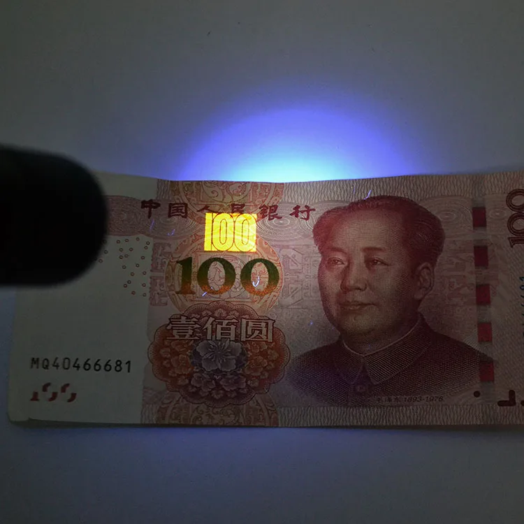 
Jialitte F126 OEM 3W Aluminum Alloy UV Torch 9 LED 3XAAA 365nm Black Light Flashlight 