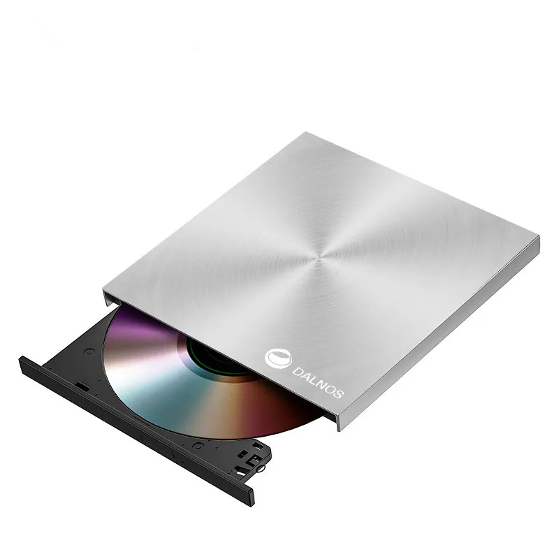 
External stainless steel portable DVD player 