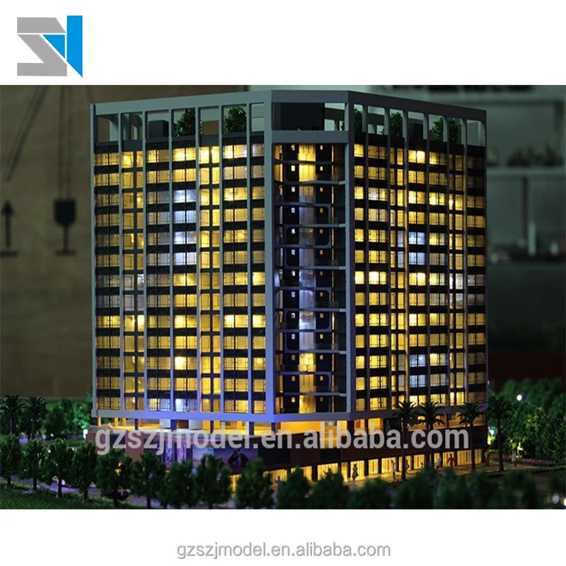 Модель для демонстрации домов для строительства и недвижимости