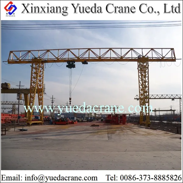 MH type single girder electric hoist truss type gantry crane