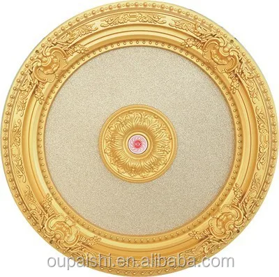 Multiple Styles European Luxurious Ornate Palace PS Artistic Ceiling for