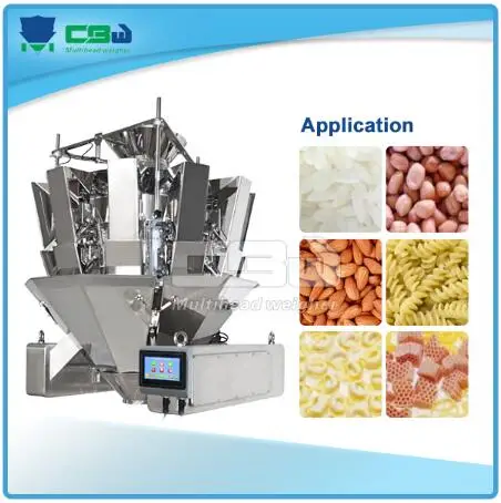 automatic hopper scale machine multihead weigher mix food bag packaging machine