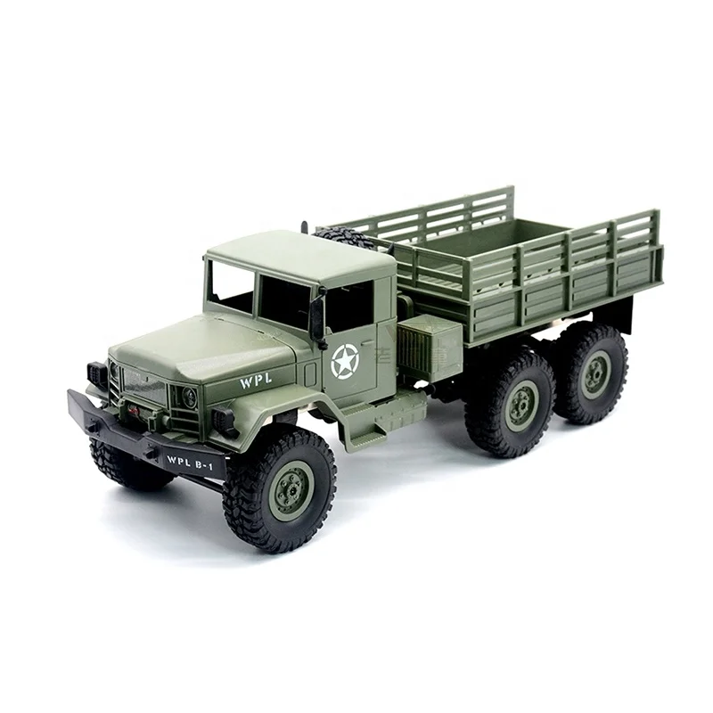 WPL B16 2.4g 6wd rc truck military 6 wheels