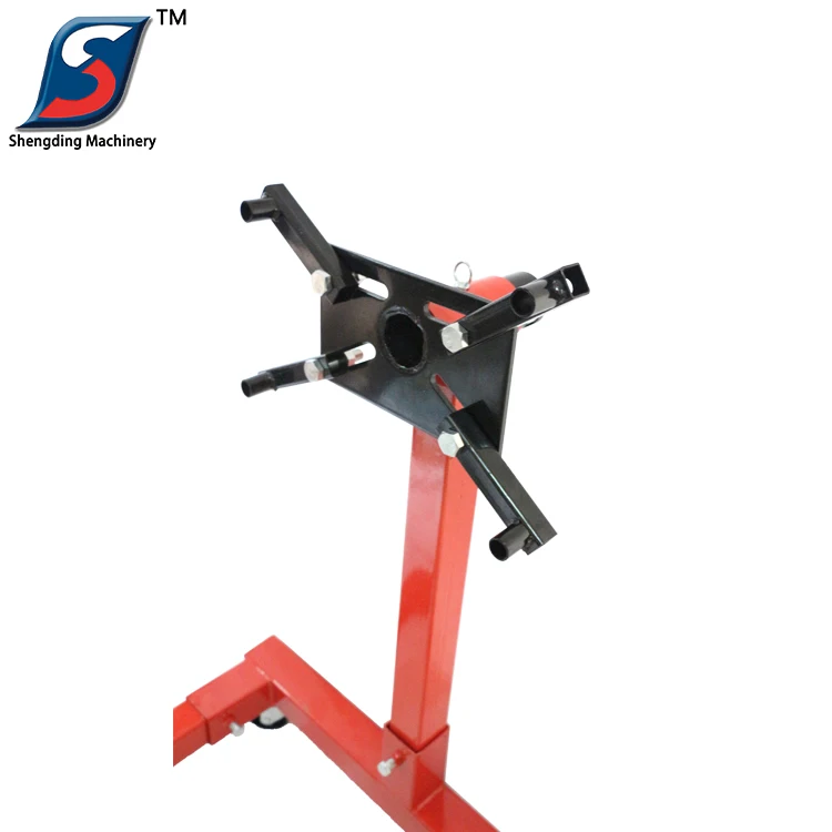 1250lbs Manual Adjustable Engine Rotation Lift Repair Stand for Car Repair