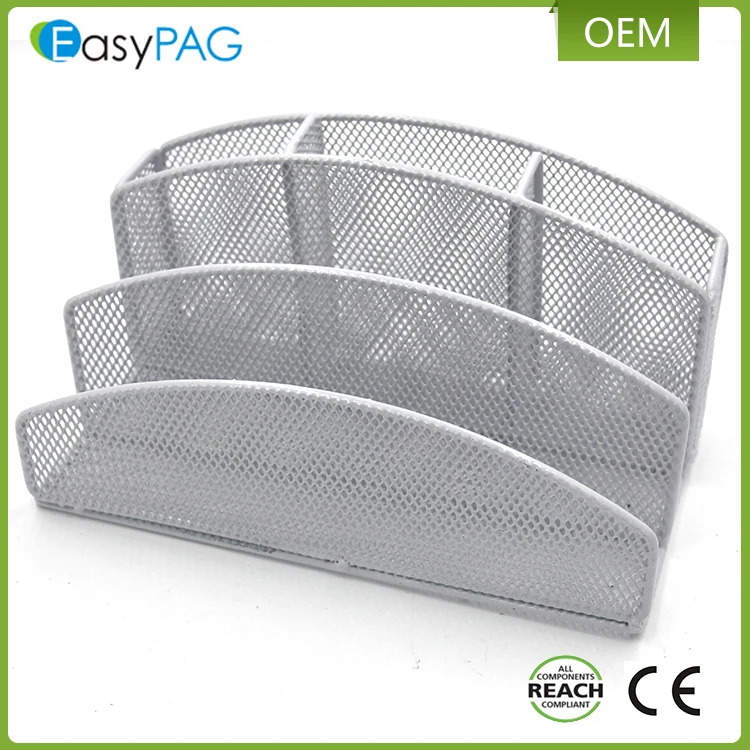 EasyPAG настраиваемый рабочий стол аксессуары металлическая сетка организатор офисный стол с pen holder лоток письмо