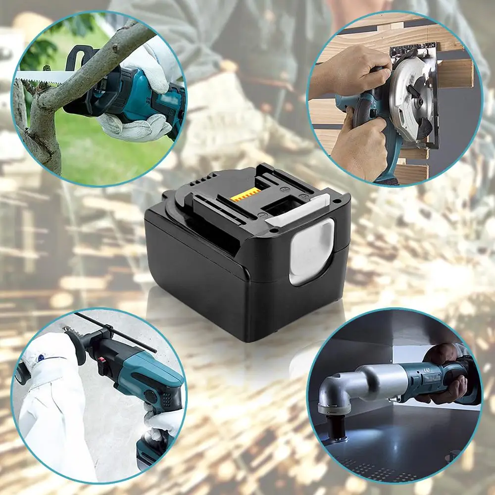 4ah Replacement Makita 14.4V 4.0Ah Li-ion Power Tools Battery Pack BL1415 BL1430 BL1450 for Makita Drill Battery Parts