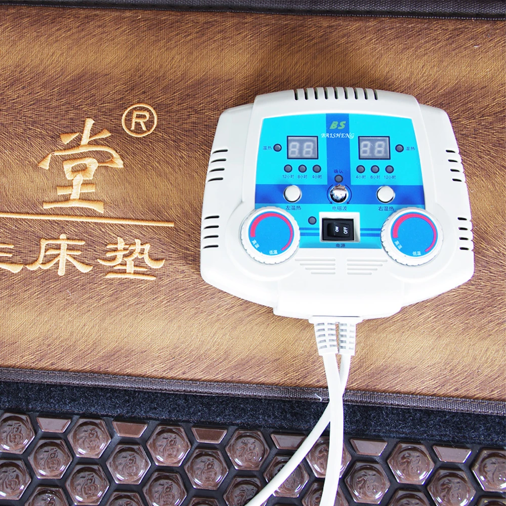  Корея охлаждение Электрический разминающий массаж керамический татами Турмалин тепловое излучение в дальнем инфракрасном диапазоне здоровый нефритовый матрас