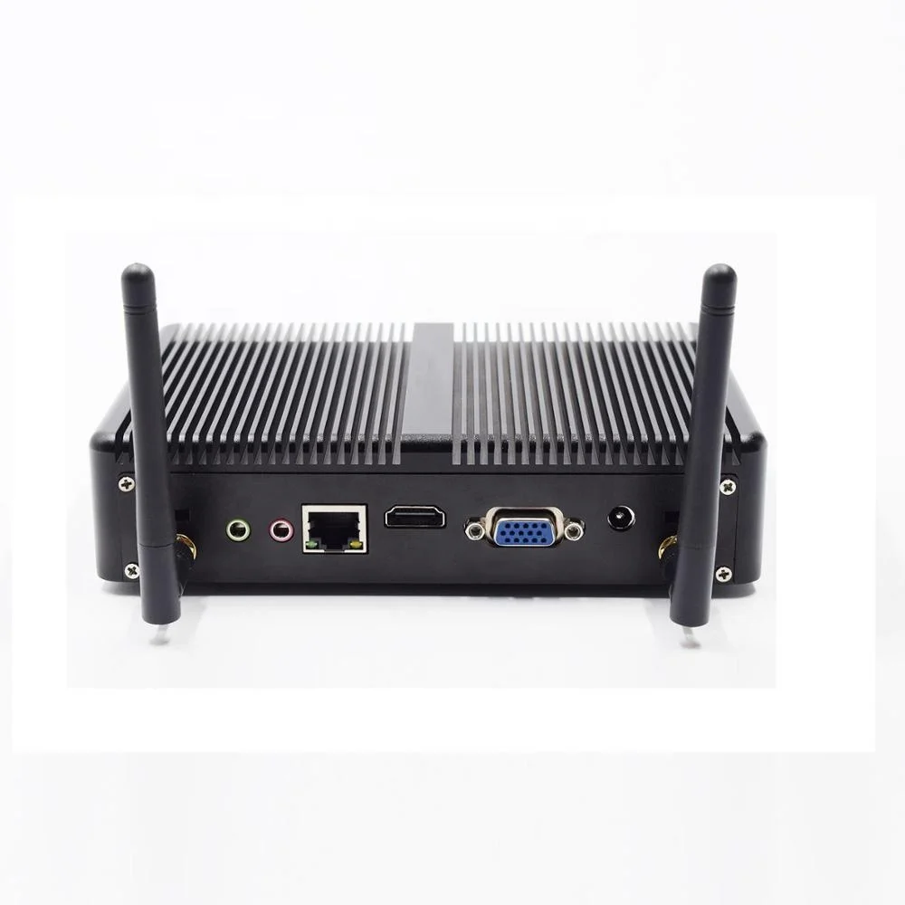 low power cost gaming i7 5550U barebone fanless mini computer pc i7 4k  portable win10 with battery for tv streaming