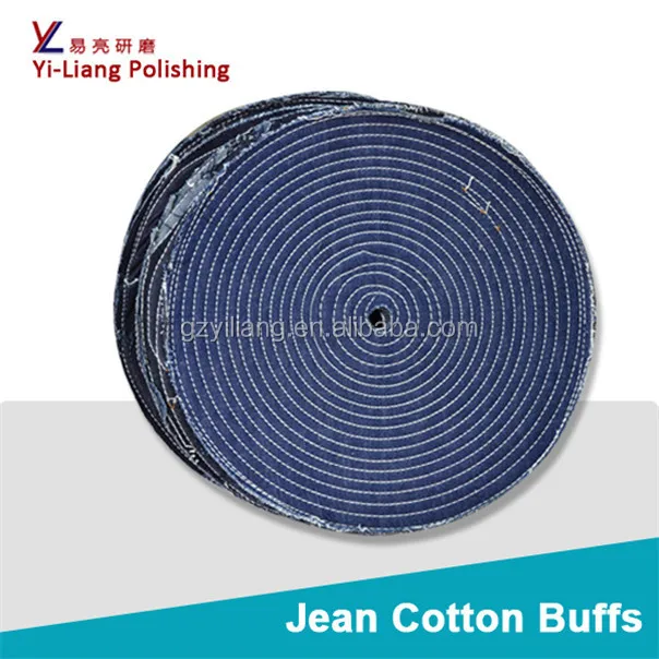 Factory direct supply denim wide concentric buff for inox door clip folder