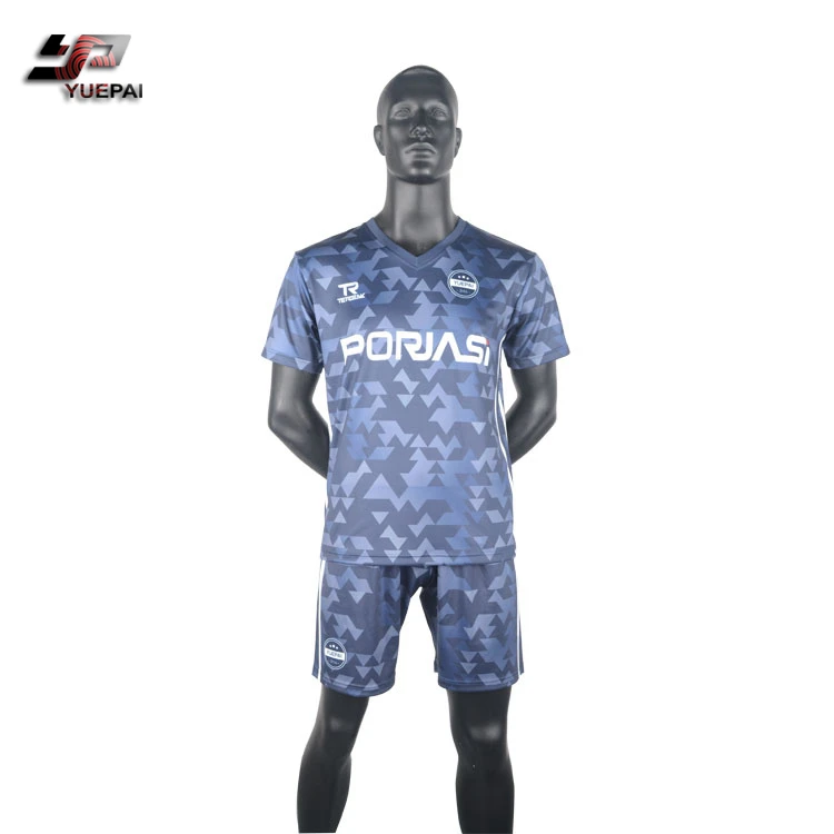 
Hot sale sublimation custom soccer suit latest football jersey designs 