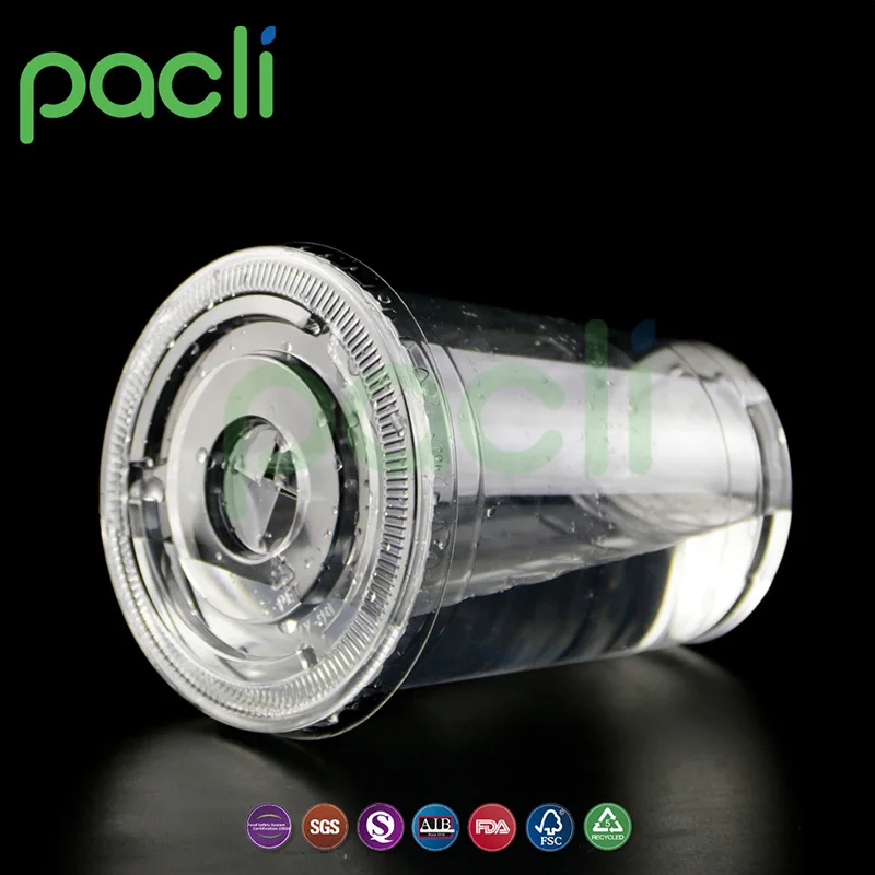 plastic cup with lid