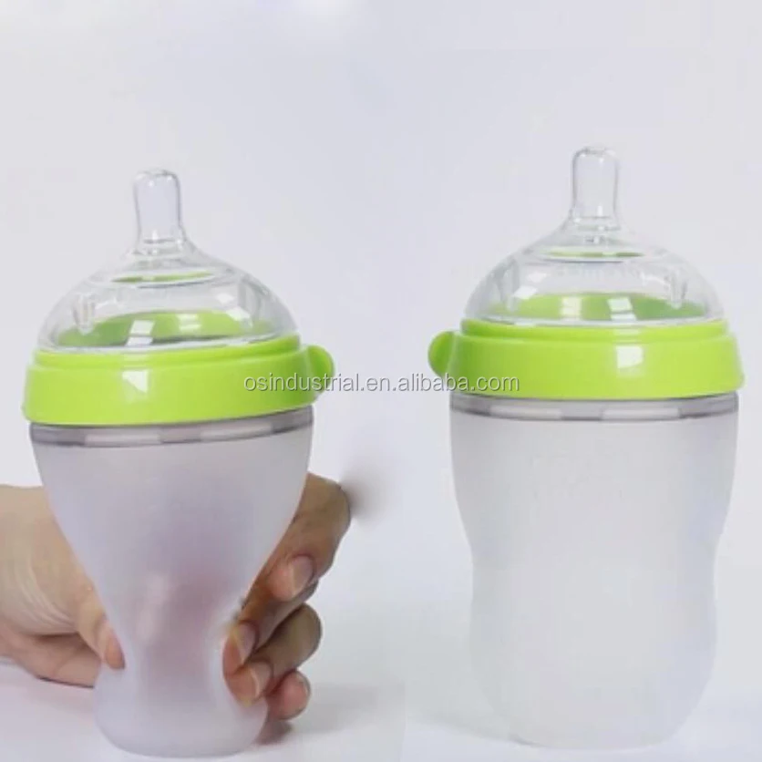 China Wholesale High Quality 250 ML Custom Silicone Baby Bottle