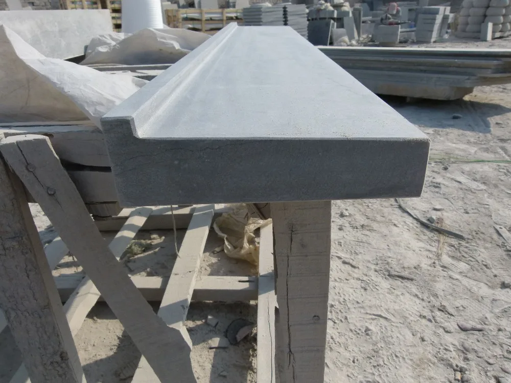 Бытовая доставка, синий известняк, мрамор, гранитный камень, Облицовочный оконный порог