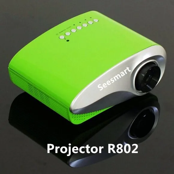 Christmas Sale RD-802 Mini Pico Portable Projector Full HD Home Theater Support For HDMI AV VGA TV