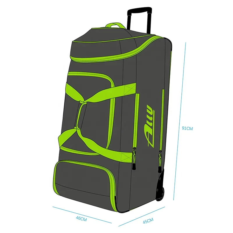 Bag With Wheel Shoe Compartment,Neoprene Wholesale Outdoor Racing Equipment Sport Bag With Shoe Pocket Manufacture