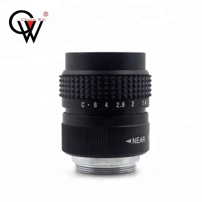 Объектив с фиксированным фокусом 25 мм 1 / 2 дюйма C-Port объектив промышленной камеры