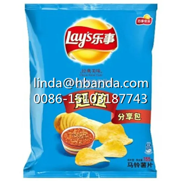 potato chips food packaging bags
