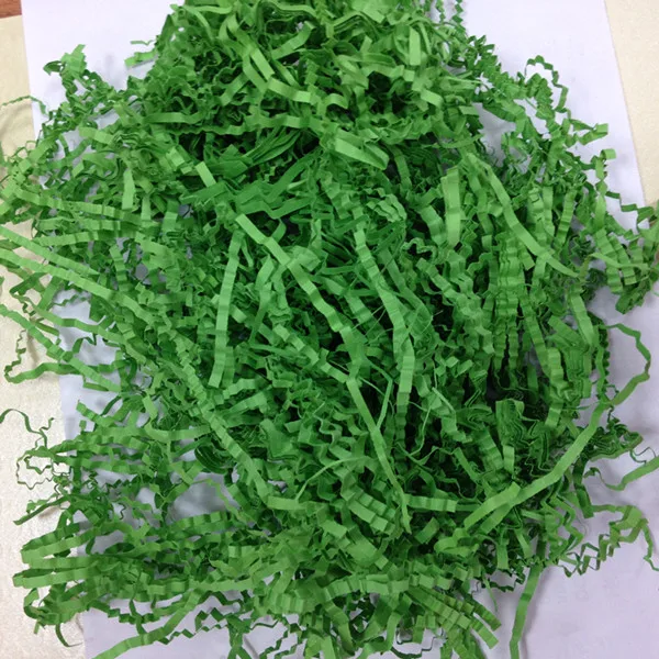 Wholesale top quality white,black,craft crinkle paper colorful shredded paper for gift decoration