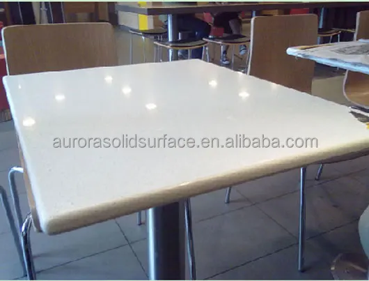 Изготовленный На Заказ обеденный стол из искусственного кварца с каменной столешницей для mcдональда/столешница из кварца для бара