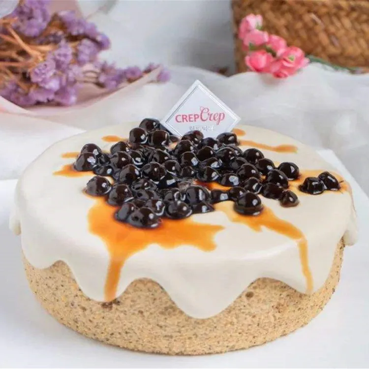 
Brown Sugar Tapioca Pearl, Black Sugar Bubble Tea Tapioca Boba Balls 