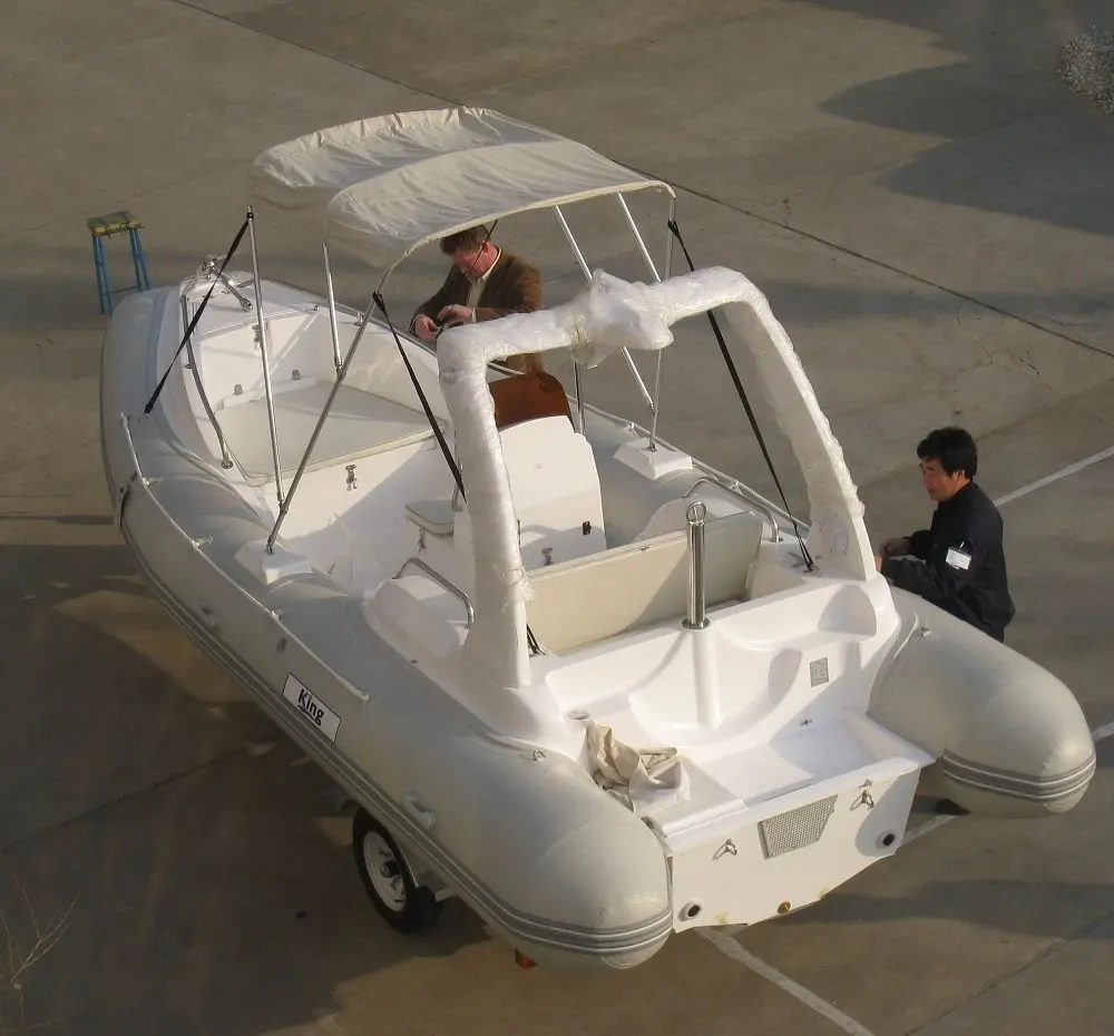 Feishi China 7.3m central console Rigid inflatable boat rib boat